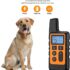 Dog training collar, Rechargable Dog Static Buzz Collar, train your dog remotely up to 2600 ft with sound, vibration or electric impulse, anti barking solution