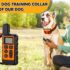 Dog training collar, Rechargable Dog Static Buzz Collar, train your dog remotely up to 2600 ft with sound, vibration or electric impulse, anti barking solution