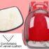Capsule backpack Carrier Bubble Bag with transparent plastic shield and vent holes for safe walking with your cat or dog, for pets up to 13 lbs