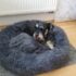 Warm and super soft dog bed, fuzzy winter cat bed, fluffy and cozy